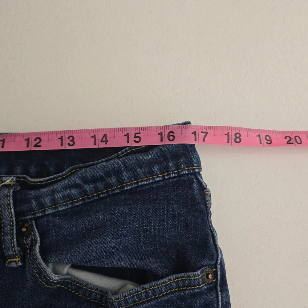 Levis 511 Slim‎ Fit Jeans Mens 34x30 Dark Wash Blue Denim Stretch 04511-2105